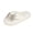 White, variant on Iyufng Women's Fuzzy Plush Thong Slippers Sparkly Rhinestone Bow Decor Soft Cozy Indoor House Flip Flop Slides