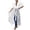 White, variant on Summer Shirts for Women, Women Short Sleeve Bodycon High Low Asymmetrical Ruffle Tunics Blouse Shirt Top Dress White M