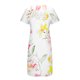 thumbnail image 5 of Moda mujer verano estampado casual cuello pico botón manga corta vacaciones bolsillos vestido Fridja  bnh5042, 5 of 5