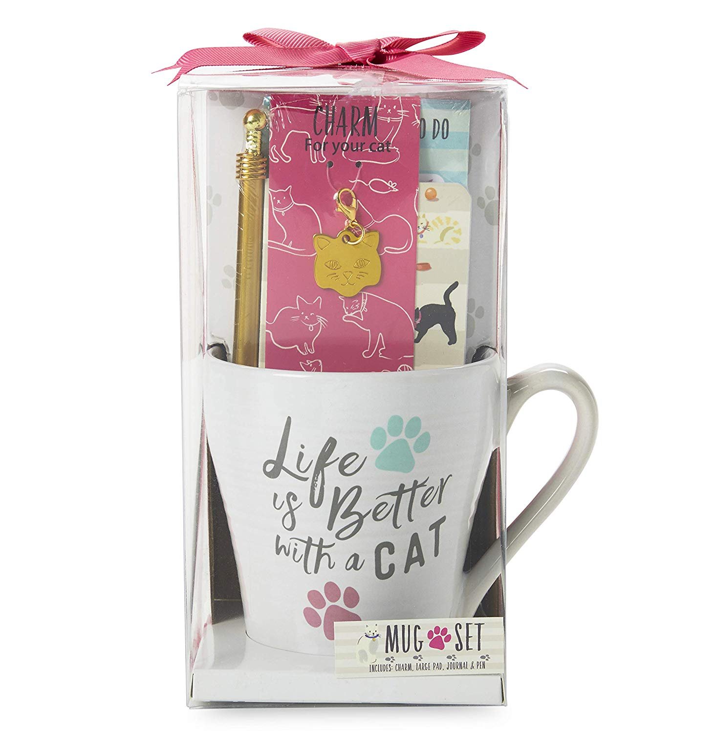 Charming Charlie Mug and Stationery Gift Set Pad, Notebook, Pen