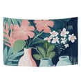 thumbnail image 6 of Yayeee Tapestry Wall Hanging for Bedroom 60" x 40" Living Room Home Wall Art Decor, Pink Flowers, 6 of 7
