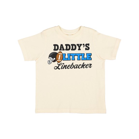 Inktastic Daddy's Little Linebacker Boys or Girls Toddler T-Shirt