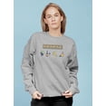 thumbnail image 2 of Sicily Food And Culture Banner Sweatshirt Women -Image by Shutterstock, Female Small, 2 of 4