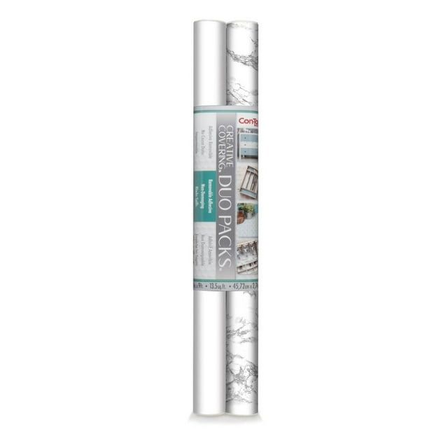 2 Vinilo Adhesivo Deco Mármol Gris 270X45.72 Cm