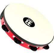 Meinl TAH1BK-R-TF Headed Tour Tambourine Black Steel Jingles