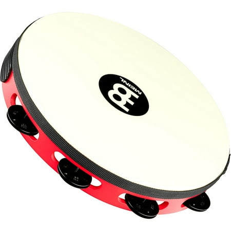 Meinl TAH1BK-R-TF Headed Tour Tambourine Black Steel Jingles