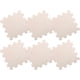 thumbnail image 1 of Beige Foam Floor Tiles Needle Knit Floor Mats for DIY Use 6Pcs Set, 1 of 5