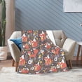 thumbnail image 6 of KLL Fleece Blanket Plush Throw Blanket Foxes ,Soft Fuzzy Cozy Flannel Blanket for Couch Sofa Bed.(50"x40" ), 6 of 7