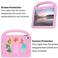 thumbnail image 5 of Allytechgroup Kids Case for iPad 10th Generation 2022 (10.9 inch), with Shoulder Strap/Handle/Kickstand Cute Cartoon Soft EVA Foam 3D Kawaii Lightweight Stand Cover for iPad 10.9" 10th Gen, Pink, 5 of 9