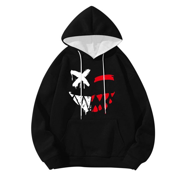 Sweat à Capuche Homme Imprimé 3D Automne/hiver