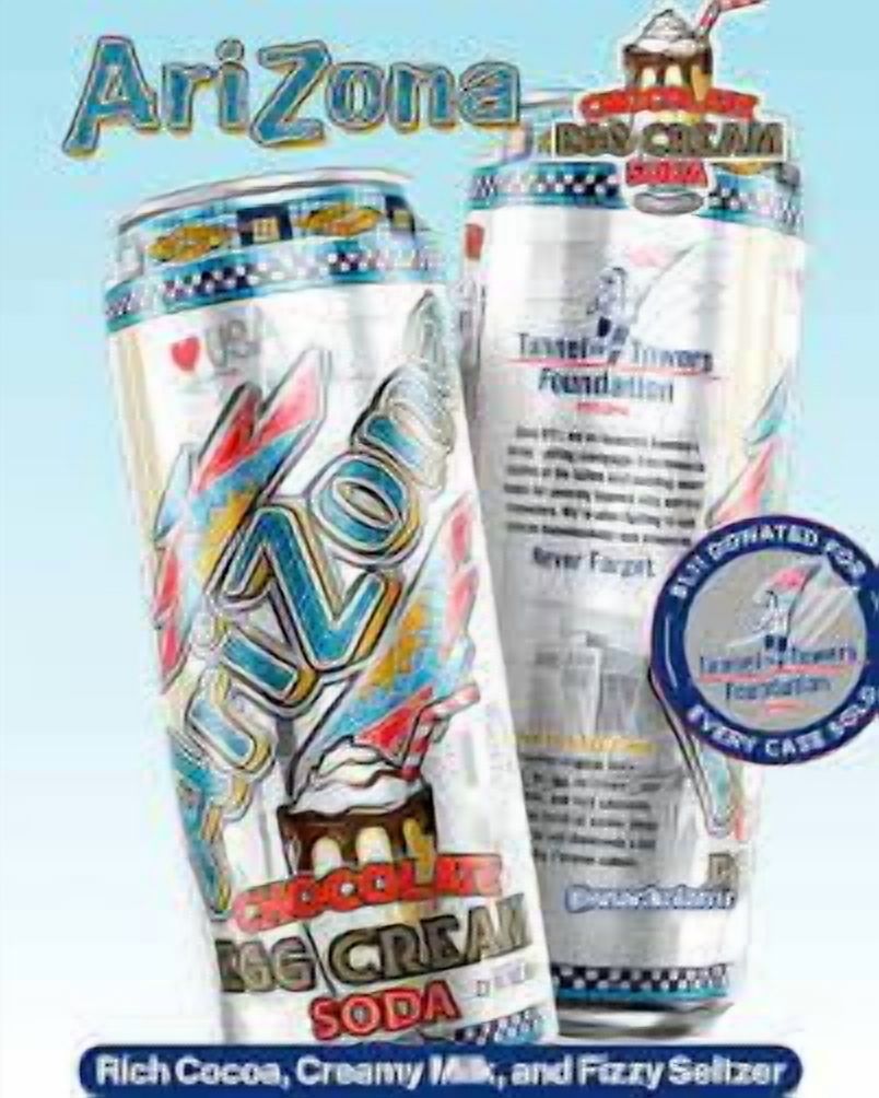 Arizona Chocolate Egg Cream Soda, Classic New York Style, 22 oz Bottles (Pack of 6)