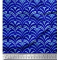 thumbnail image 1 of Soimoi Rayon Crepe Fabric Scales Geometric Print Sewing Fabric Yard 46 Inch Wide, 1 of 3