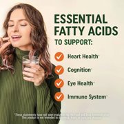 MAV Nutrition Vegan Omega-3 Algae Oil Softgels with DHA & EPA for Heart Health,120 Count
