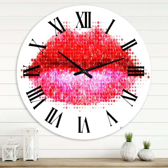 Designart 1 in Modern,Contemporary Wall Clock