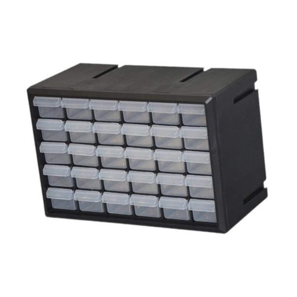 Organizador de cajones para guardar cosas en el garaje o el baño con compartimentos. 30 cajones