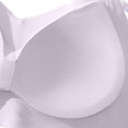 thumbnail image 2 of Women's Solid Color Push-up Zipper Breathable Jelly Bra For Everyday Wear, 2 of 5