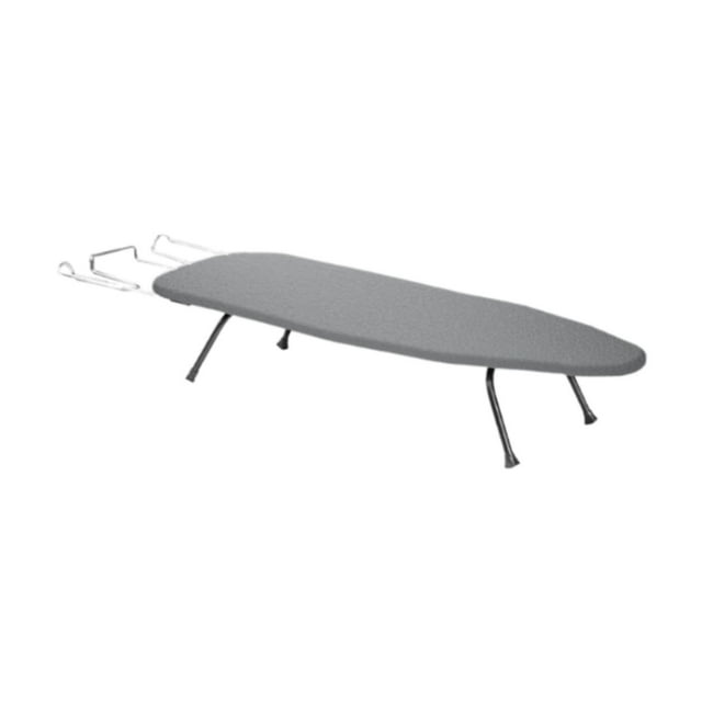 Lipstore Planche à Repasser Ménagère Planche à Repasser de Table pour Maison Artisanat Pièce Appartement Gris avec Repose-Fer