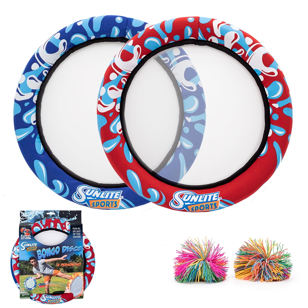 Sunlite Sports Bongo Discs, Ball Paddle Game, Ball Throwing Outdoor