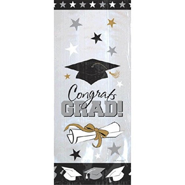 Amscan Graduation Cello Bags Party Favor Pack of 20