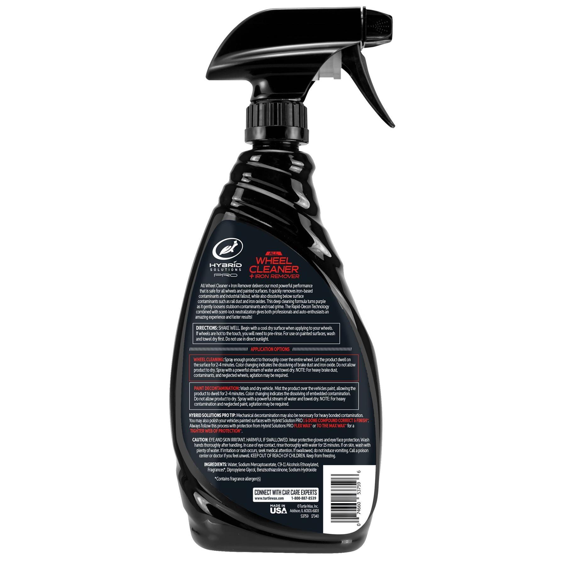 TURTLE WAX  Hybrid Solutions Pro Rapid Decon Technology All Wheel Cle – Car  Supplies Warehouse