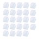 thumbnail image 1 of 24 fundas de silicona para base de mesa y silla, cuadradas de silicona, transparentes Ormromra  CPB-DE-WX128-5, 1 of 5