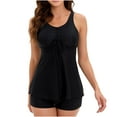 thumbnail image 1 of Womens Bathing Suits Two Piece Womens Swimsuit Printed Tank Top Two Piece Bathing Suit with Shorts Swimwear Two Piece Bathing Suits for Women Bathing Suit Tops for Women, 1 of 9
