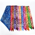 thumbnail image 2 of ZHUYING Novelty Headband Cowboy Headwraps Cotton Bandana Paisley Print Multicolor 12 Pack, 2 of 7
