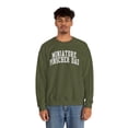 thumbnail image 4 of Miniature Pinscher Dog Dad Fathers Day Sweatshirt Gift Crew Neck Shirt Long, 4 of 5
