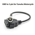 thumbnail image 3 of OBD Motorcycle Cable for 3 Pin Plug Cable Diagnostic Cable 3Pin to OBD2 16 Pin Adapter,1 x OBD Motorcycle Cable,black, 3 of 5