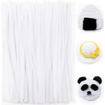 Pipe Cleaners for Crafts (200pcs in White), 12 inch Long Pipe Cleaners, White Pipe Cleaners.u2026