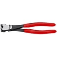 thumbnail image 1 of KNIPEX 67 01 140 SB Pinzas para cortar frontalmente extra fuerte recubierto de plástico acabado pavonado 140 mm, 1 of 1