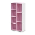 thumbnail image 2 of Furinno 11048 Estante abierto reversible de 7 cubos, blanco / rosa Furinno 11048WH/PI, 2 of 2