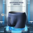 thumbnail image 4 of 3Pcs Energy Field Therapy Men's Underwear, Magneticeft Energy Field Therapy Men Pants, Bottom U-Convex Boxer Briefs, Cotton Stretch Boxer Briefs, 22 Massage Particles, 4 of 7