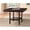 Dark Brown, variant on 2pc Counter Height Dining Chairs, Look, Tan/beige Gray Upholstered, Footrest, Wooden Base For Room Style Chairs (2pc ), Wood Construction Area