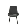 thumbnail image 6 of Newboti Furniture Modern Dining Chair Living Room Black Metal Leg Dining Chair-Grey-2pcs/ctn 93514, 6 of 10