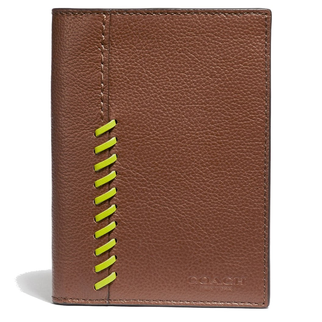 coach baseball wallet
