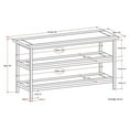 thumbnail image 5 of Atlin Designs 60" TV Stand in Dark Cognac Brown, 5 of 5