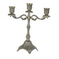 thumbnail image 3 of Portavelas cónico, candelabro, decoración rústica, soporte para velas, candelabro para con 3 brazos 10x10x30cm, 3 of 9