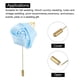 thumbnail image 5 of Ramilletes de rosa Unique Bargains Alfileres para Novio Ceremonia de Boda Aniversario Cena Formal Azul claro, 5 of 5