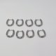 thumbnail image 3 of Pendientes de alambre redondo de acero inoxidable Pendientes de alambre redondo en forma de U de 4,0 mm Pendientes de alambre redondo en forma de U de 3,0 mm Pendientes Diry, 3 of 6