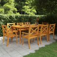 thumbnail image 1 of vidaXL 9 Piece Garden Dining Set Solid Wood Acacia, 1 of 3