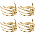 thumbnail image 3 of 4pcs Halloween Serviette Rings Ghost Palm Shaped Napkin Rings Halloween Napkin Rings, 3 of 8