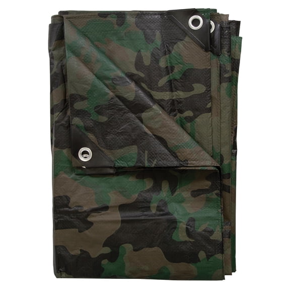 15 ft. 6 x 11 ft. 4 Camouflage Tarp