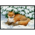thumbnail image 1 of Carolines Treasures ASA2184JMAT Winter Fox Indoor or Outdoor Mat- 24 x 36, 1 of 4