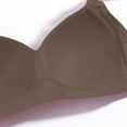 thumbnail image 4 of Women's Everyday Push Up Underwire Bra - Lightly Padded Plunge, Comfort T-Shirt Bra with Lift Up, Ideal for Daily & Casual Wear Coffee 42, 4 of 5