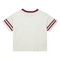 thumbnail image 5 of Women's Mitchell & Ness  Cream Philadelphia Phillies Cooperstown Collection Cropped Yoke T-Shirt, 5 of 7