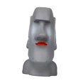 thumbnail image 1 of Figura Moai de la Isla de Pascua de 1,9 pulgadas para decoración de mesa de comedor. Estilo B, 1 of 9