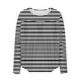 thumbnail image 4 of XUNKUSGA Plus Size Tops for Women Striped Long Sleeve Crew Neck Shirts for Women Casual Loose Tunic Blouse Oversized Tshirts for Women L-5XL, 4 of 5