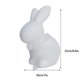 thumbnail image 3 of Decoraciones de Pascua, Adornos de Pascua, Regalos de Pascua Figura de conejito con lazo flocado con temática de Pascua Adornos de espuma, 3 of 7