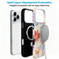 thumbnail image 3 of SKLYDDI Cute Floral Aesthetic Case for iPhone 15 Pro Max, Compatible with MagSafe, 3 of 7